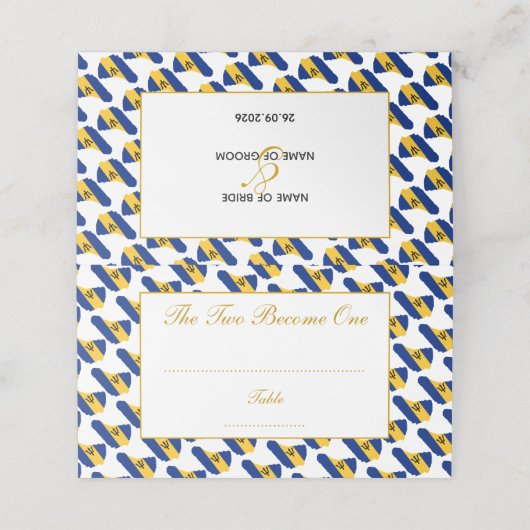 バルバカスタマイズドス結婚のお祝い プレイスカード (外部開封)