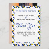 バルバカスタムドスの結婚写真 サンキューカード (正面/裏面)