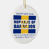 バルバカスタムドス共和国ハッピーニューイヤー セラミックオーナメント (右)