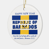 バルバカスタムドス共和国ハッピーニューイヤー セラミックオーナメント (左)