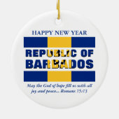 バルバカスタムドス共和国ハッピーニューイヤー セラミックオーナメント (裏面)