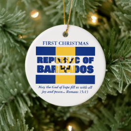 バルバカスタムドス初めてのクリスマス共和国 セラミックオーナメント