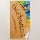 バルバカラフルドスサマービーチタオル ビーチタオル (正面)