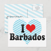 バルバドスが大好き ポストカード (正面/裏面)
