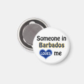 バルバドスにいる誰かが私を愛している マグネット (正面/裏面)