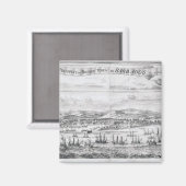 バルバドスに浮かぶ橋の町の展望 マグネット (正面/裏面)