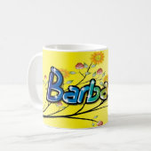 バルバドスのファンタジー コーヒーマグカップ (正面左)