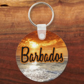 バルバドスの夕日 キーホルダー (正面)