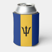 バルバドスの愛国旗 缶クーラー (缶裏面)