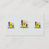 バルバドスの旗の地図2.0 名刺 (裏面)