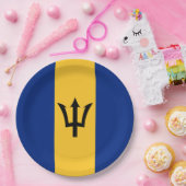 バルバドスの旗 ペーパープレート (パーティー)