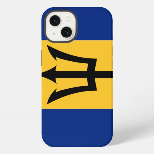 バルバドスの旗 iPhoneケース (裏面)