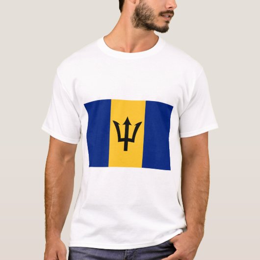 バルバドスの旗 Tシャツ (正面)