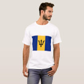バルバドスの旗 Tシャツ (正面フル)