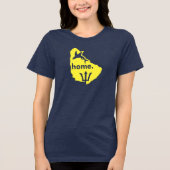 バルバドスはホーム トライブレンドTシャツ (正面)