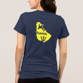 バルバドスはホーム トライブレンドTシャツ (裏面)