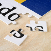 バルバドスは印を付け、示します ジグソーパズル (側面)