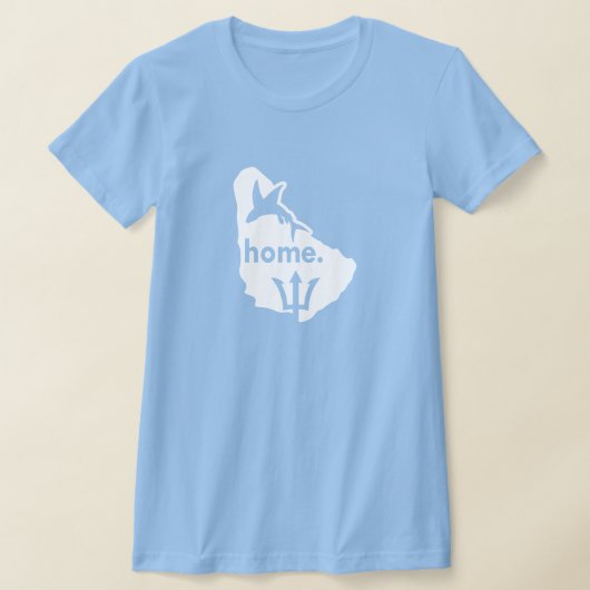 バルバドスは我が家 Tシャツ (レイダウン)