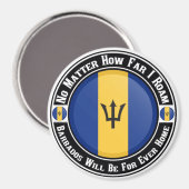 バルバドスは永遠の家になるだろう マグネット (正面/裏面)