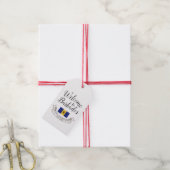 バルバドスへようこそ |宛先の結婚式のお願い ギフトタグ (より糸付き)