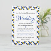 バルバドスカスタムウエディングお祝い聖なる書物、 経典 招待状 (スタンド正面)