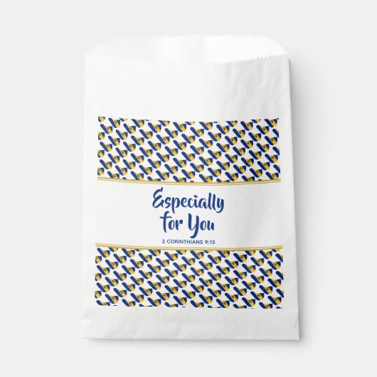 バルバドスカスタムクリスチャンパーティー フェイバーバッグ (正面)