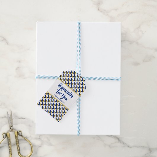 バルバドスカスタムクリスチャン ギフトタグ (より糸付き)