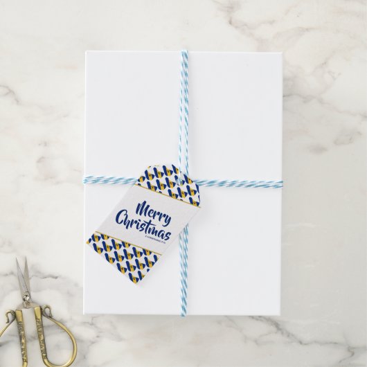 バルバドスカスタムメリークリスマスバイブル聖なる書物、 経典 ギフトタグ (より糸付き)