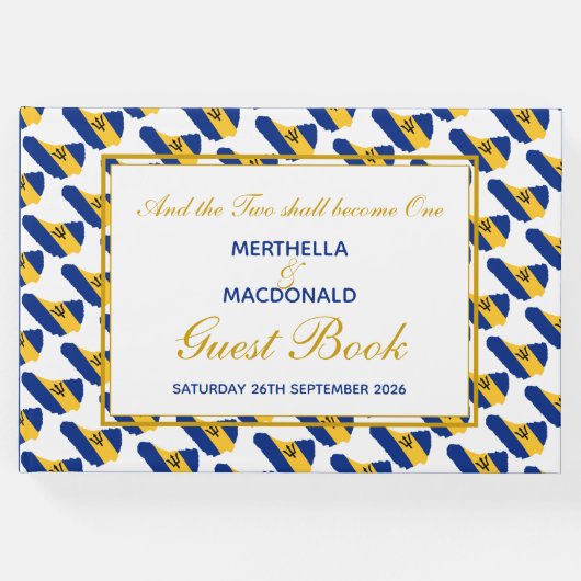 バルバドスクリスチャン聖なる書物、 経典 |愛国心 | 結婚s ゲストブック (正面)