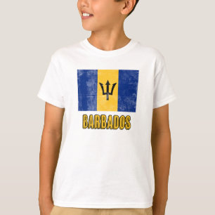 バルバドスグランジ国旗の外観。 Tシャツ