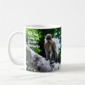 バルバドスグリーンモンキーマグ コーヒーマグカップ (左)