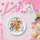 バルバドスコートオブアームズ国章 ペーパープレート (パーティー)