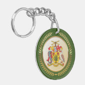 バルバドスコート・オブ・アームズ キーホルダー (正面左)