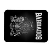 バルバドスコート・オブ・アームズ マグネット (横)