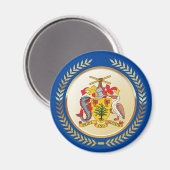 バルバドスコート・オブ・アームズ マグネット (正面/裏面)