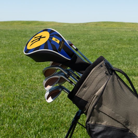 バルバドスゴルフ&プレミアムバルバドス国旗/愛国者 ゴルフヘッドカバー (インサイチュ)