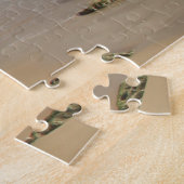 バルバドスサニービーチシーン。ジグソーパズル ジグソーパズル (側面)