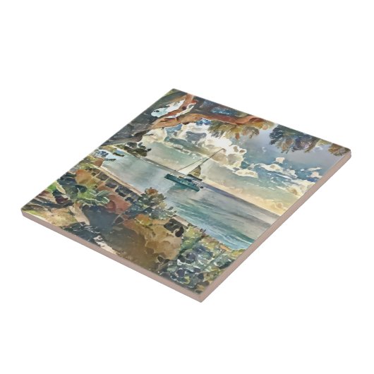 バルバドスセラミックタイル タイル (側面)