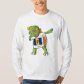 バルバドスダビングカメ Tシャツ (正面)