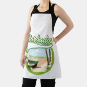 バルバドストラベルロゴ エプロン (インサイチュ)