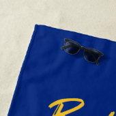 バルバドスバヤン国旗バルバドスカリブの ビーチタオル (インサイチュ)