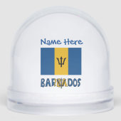 バルバドスバルバドス国旗のパーソナライズされた青 (正面)