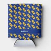 バルバドスパーソナライズされた国旗 缶クーラー (正面)