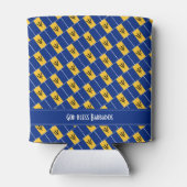 バルバドスパーソナライズされた国旗 缶クーラー (裏面)