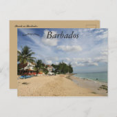 バルバドスビーチ ポストカード (正面/裏面)