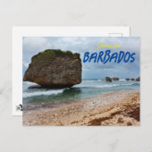 バルバドスポストカードビーチ ポストカード (正面/裏面)