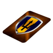 バルバドスメトタリック・エンブレム マグネット (左側)