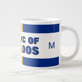 バルバドスモノグラム共和国 ジャンボコーヒーマグカップ (右)