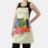 バルバドスレトロカリブのヴィンテージアイランド土産 エプロン (インサイチュ)