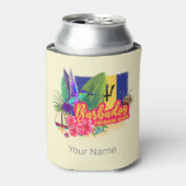 バルバドスレトロカリブのヴィンテージアイランド土産 缶クーラー (缶正面)